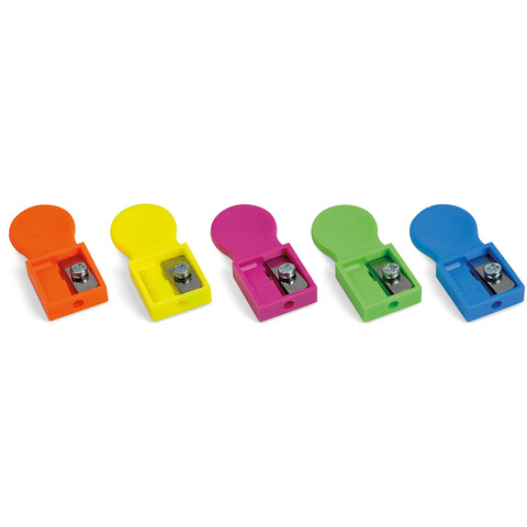 Espositore 50 affilamine in plastica Lebez in 5 colori assortiti - 118