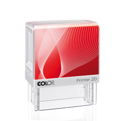 Timbro rettangolare Colop Printer G720 14x38 mm bianco - PR20G7.BI