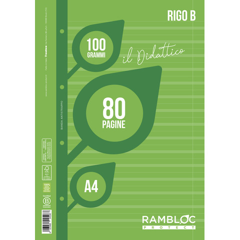 Ricambi per quaderni ad anelli Rambloc il Didattico …