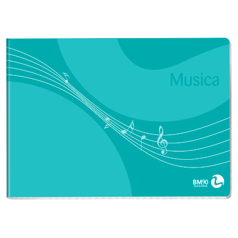 Album musica pentagrammato BM 16 fogli 90 g/m² …
