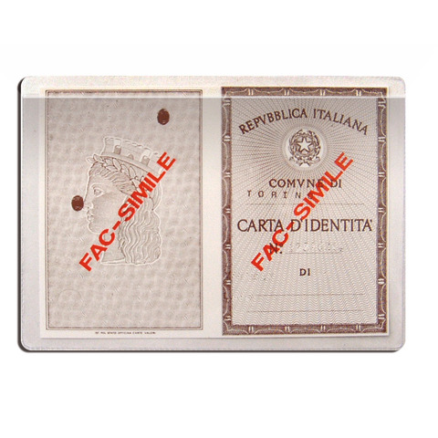 Porta carta di identità Alplast trasparente 1016