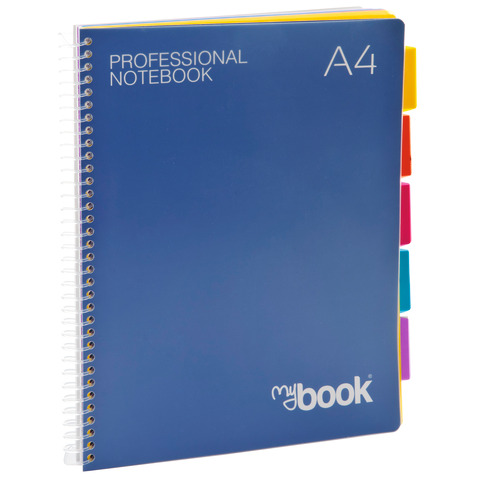 Maxi quaderno spiralato Nikoffice A4 - 80 g/m² - 125 ff - 5M - 30NIK041