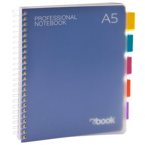 Quaderno spiralato Nikoffice A5 - 80 g/m² - 150 ff - 5M - 30NIK041/1