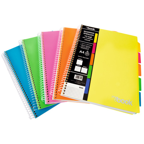 Maxi quaderno spiralato Nikoffice A4 - 80 g/m² - 100 ff - 1R - 30NIK105