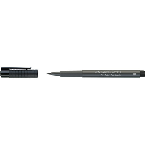 Pitt Artist Pen brush Faber-Castell colore grigio caldo V - conf. 10 pezzi - 167474