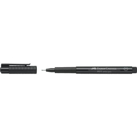 Pitt Artist Pen Faber-Castell fineliner P super fine - colore nero - 167199
