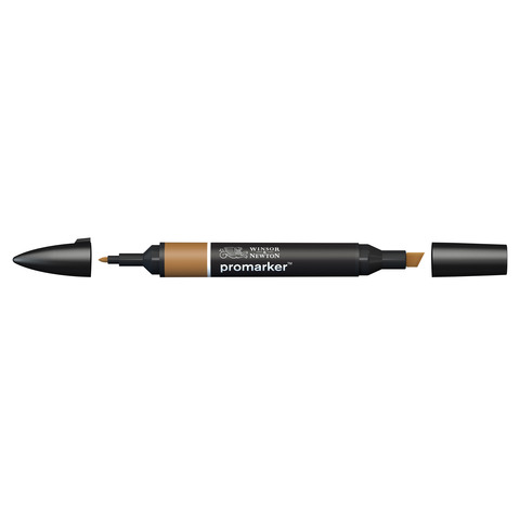 Pennarello Winsor&Newton Promarker doppia punta fine-larga - hazelnut O534 - 0203635