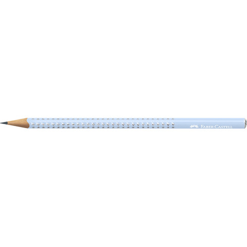 Matita in grafite Faber-Castell Sparkle colore fusto blu cielo - conf. 12 pezzi - 118251