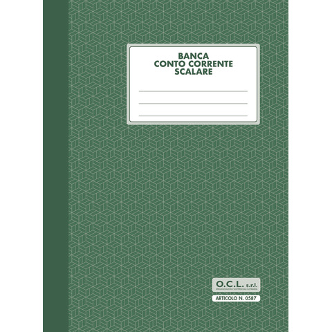 Banca conto corrente scalare O.C.L. 17x23 cm 20 …
