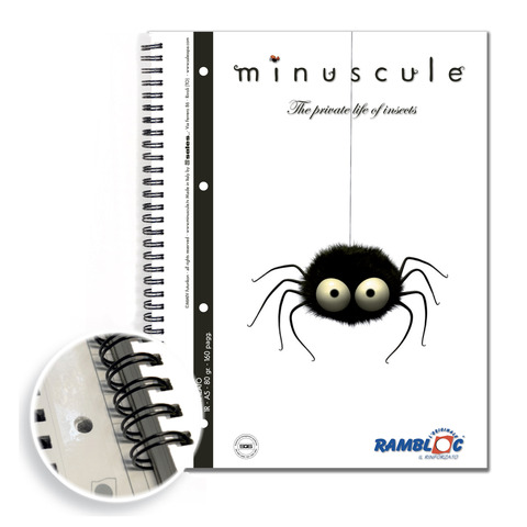Blocco Spiralato rinforzato Minuscule A5 - 80 g …