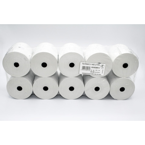 Rotoli stampante termica non fiscale Rotolificio Pugliese conf. 10 pz - 80 mm x 80 m - 8080DM