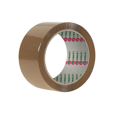 Nastro da imballo silenzioso Fralex 50 mm x 66 m 25µ - conf. 6 pezzi - avana - 4025080066AP1591
