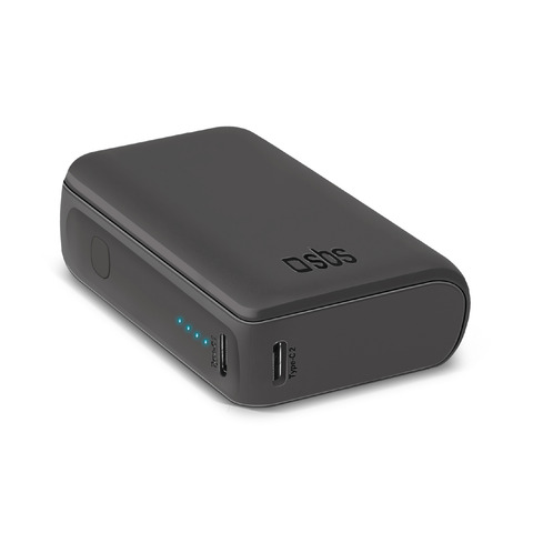 Powerbank SBS 10.000 mAh - 2x Type-C + USB - 10 W - nero TTBB10000MINIK