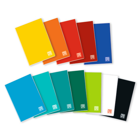 Maxi quaderno One Color A4 - 80 g/m² - 20 ff - C - conf. 3 pezzi - 1414003B002/9