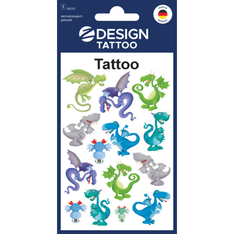 Tatuaggi Avery Kid assortiti - 1 foglio - …