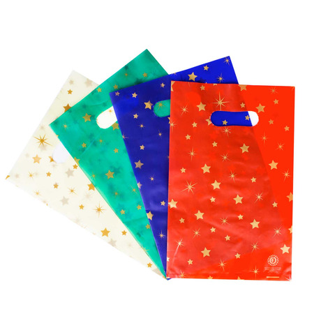 Borsa Shopper Decoration Star Mix in PE - …