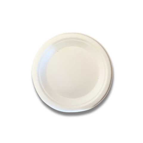 Piatto dessert in bagassa sbiancata Ferrari Bio conf. 100 pz 172x15,8 mm FBIO69