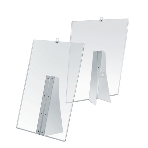 Porta avvisi banco/parete in pvc flessibile antiurto trasparente Tecnostyl A3 - PAF-A3
