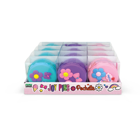 Espositore 12 pochette in silicone Lebez Joy Pins …