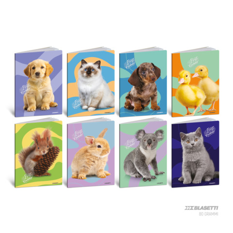 Maxi quaderno Blasetti Best Friends A4 - 80 g/m² - 20 ff - 10F - conf. 10 pezzi - 9224