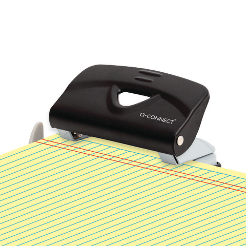 Perforatore a due fori Q-Connect 10 fogli nero …