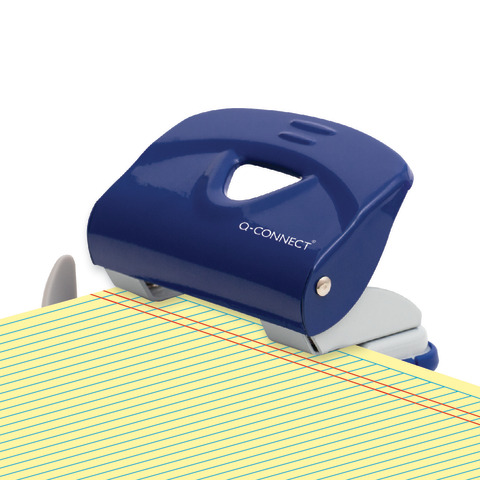 Perforatore a due fori Q-Connect 20 fogli blu …