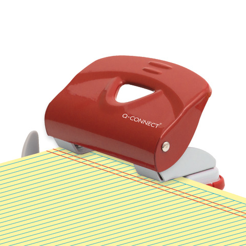 Perforatore a due fori Q-Connect 20 fogli rosso …