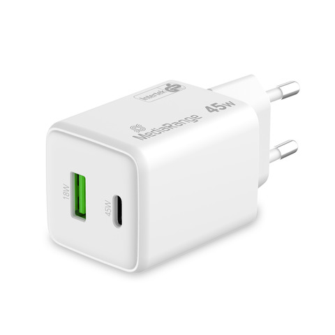 Caricabatterie rapido GaN 43W con uscita USB-A e …