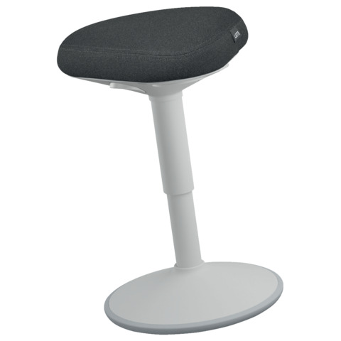 Sgabello Active Comfort da seduta ergonomico Leitz Ergo grigio chiaro - 370x460x377 mm - 65440085