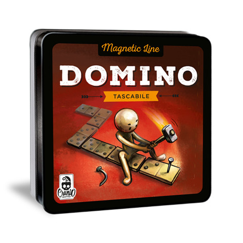 Gioco tascabile Cranio Creations Magnetic Line - Domino eta' 4+ 2 giocatori - CC355