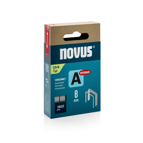 Punti tipo A 53/8 mm per fissatrici Novus …