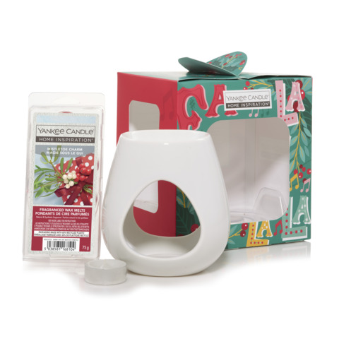 Set bruciatore Yankee Candle per cera da fondere Mistletoe Charm - 2655957E