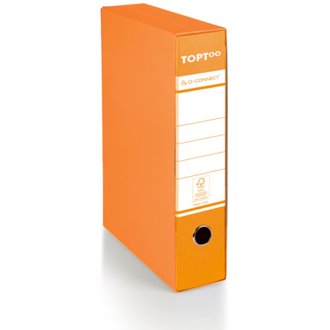 Registratore protocollo con custodia TOPToo by Q-Connect dorso 5 cm - 28,5x35 cm - arancio - 0201042/PM.AR