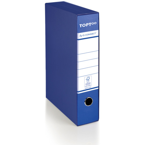 Registratore protocollo con custodia TOPToo by Q-Connect dorso 5 cm - 28,5x35 cm - blu - 0201042/PM.BS