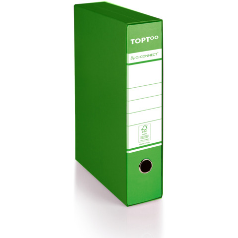 Registratore protocollo con custodia TOPToo by Q-Connect dorso 5 cm - 28,5x35 cm - verde - 0201042/PM.VC