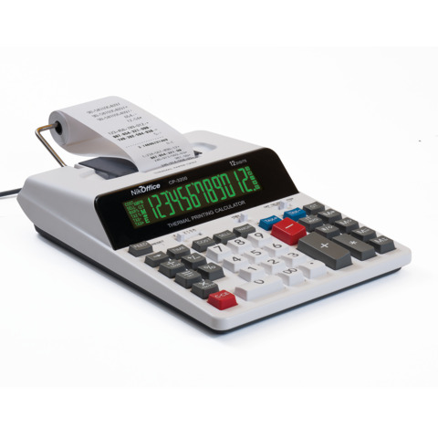 Calcolatrice scrivente termica Nikoffice CP-3200 - display 12 …