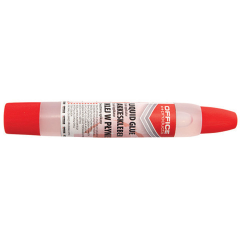 Colla liquida trasparente Office Products con applicatore a …