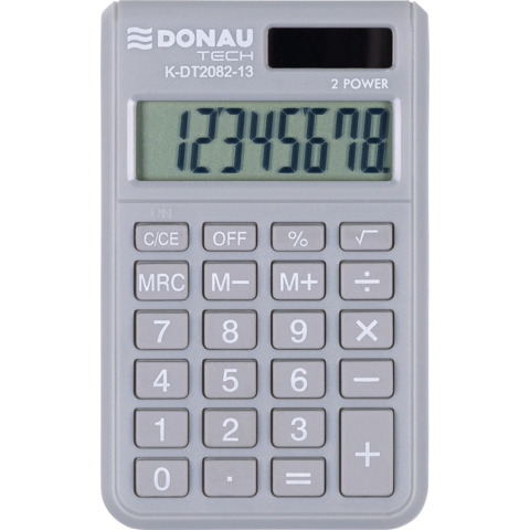 Calcolatrice tascabile Donau Tech con display a 8 …