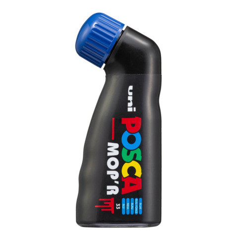 Marcatore a tempera Uni Posca Mop'r punta 3-19 mm blu M PCM22 B
