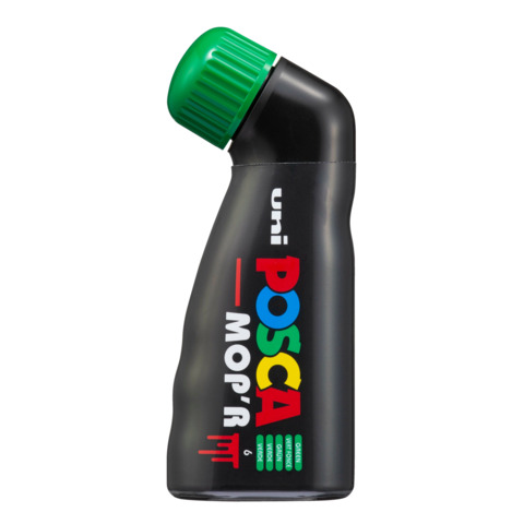 Marcatore a tempera Uni Posca Mop'r punta 3-19 mm verde M PCM22 V