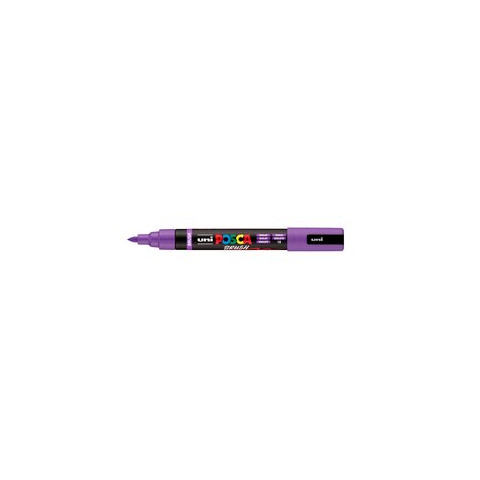 Marcatore a tempera Uni Posca con punta a pennello semi-flessibile 1-4 mm viola M PC5BR VI