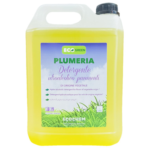 Detergente idroalcolico pavimenti di origine vegetale Ecochem Plumeria …