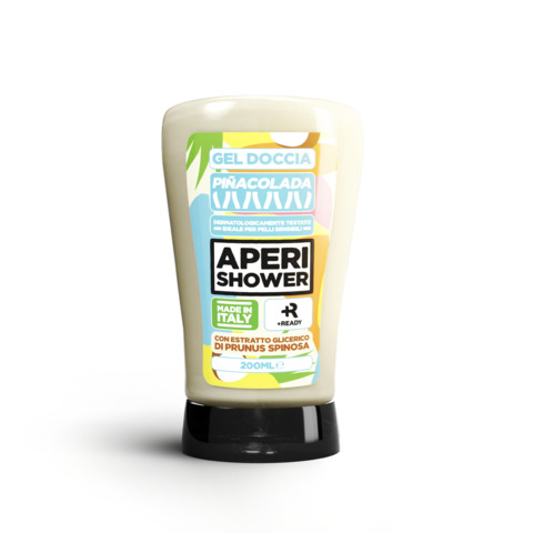 Gel doccia bagnoschiuma +Ready Aperishower 200 ml Pinacolada PY0005