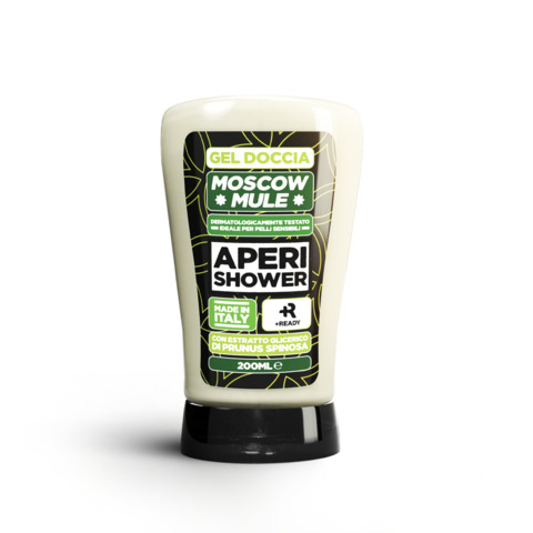 Gel doccia bagnoschiuma +Ready Aperishower 200 ml Moscow Mule PY0009