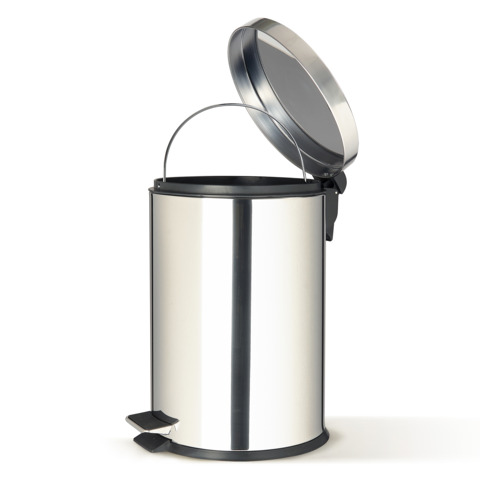 Bidone in acciaio inox con pedale Perfetto e …