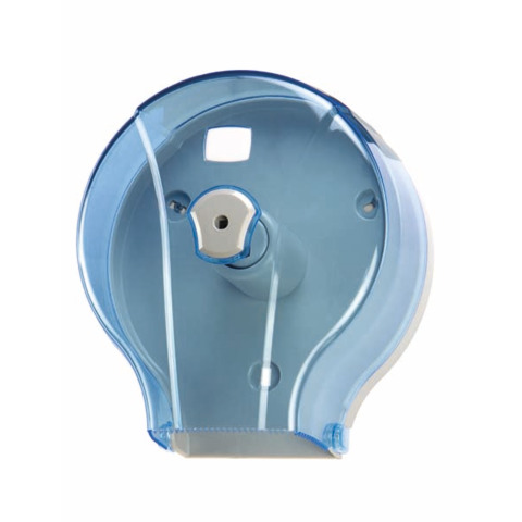 Distributore di carta igienica in rotolo Medial Wave ² 200m blu trasparente 240x130x260mm - 908101