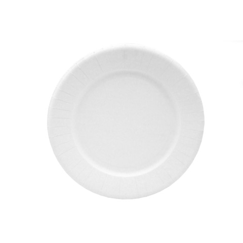 Piatti in cartoncino vergine Che Festa Traditional Light bianchi conf. 50 pz D.18 cm - CF100243