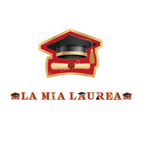 Kit festone a tema Laurea Glamour Big Party 600x25 cm 75308