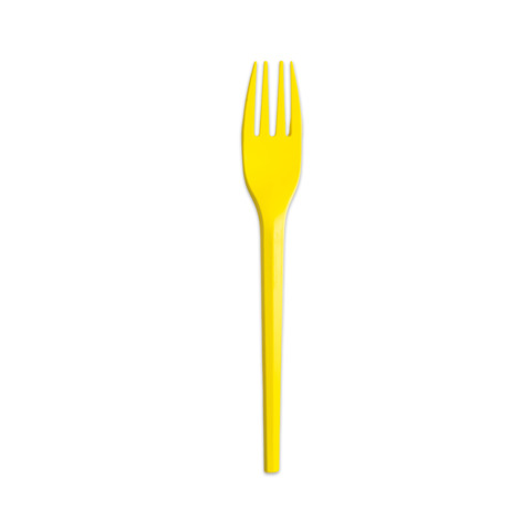 Forchette Ecolor 16 cm - giallo - conf. 20 pz - 76391