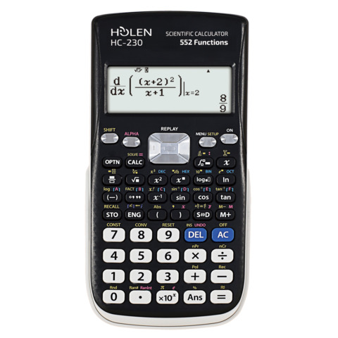 Calcolatrice scientifica Holen HC-230 10+2 cifre 552 funzioni …